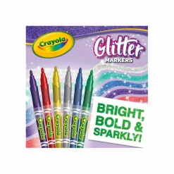Crayola® 6 Color Glitter Markers