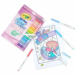 Crayola® 20 Color Super Tips Washable Pastel Markers