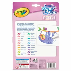 Crayola® 20 Color Super Tips Washable Pastel Markers