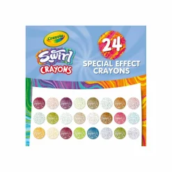 Crayola® 24 Color Swirl Crayons