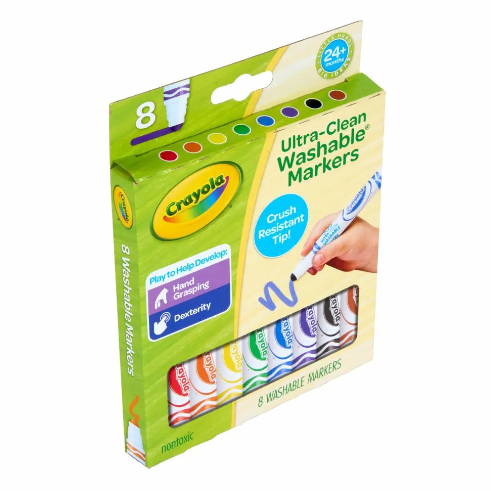 Crayola® 8 Color Washable Toddler Markers