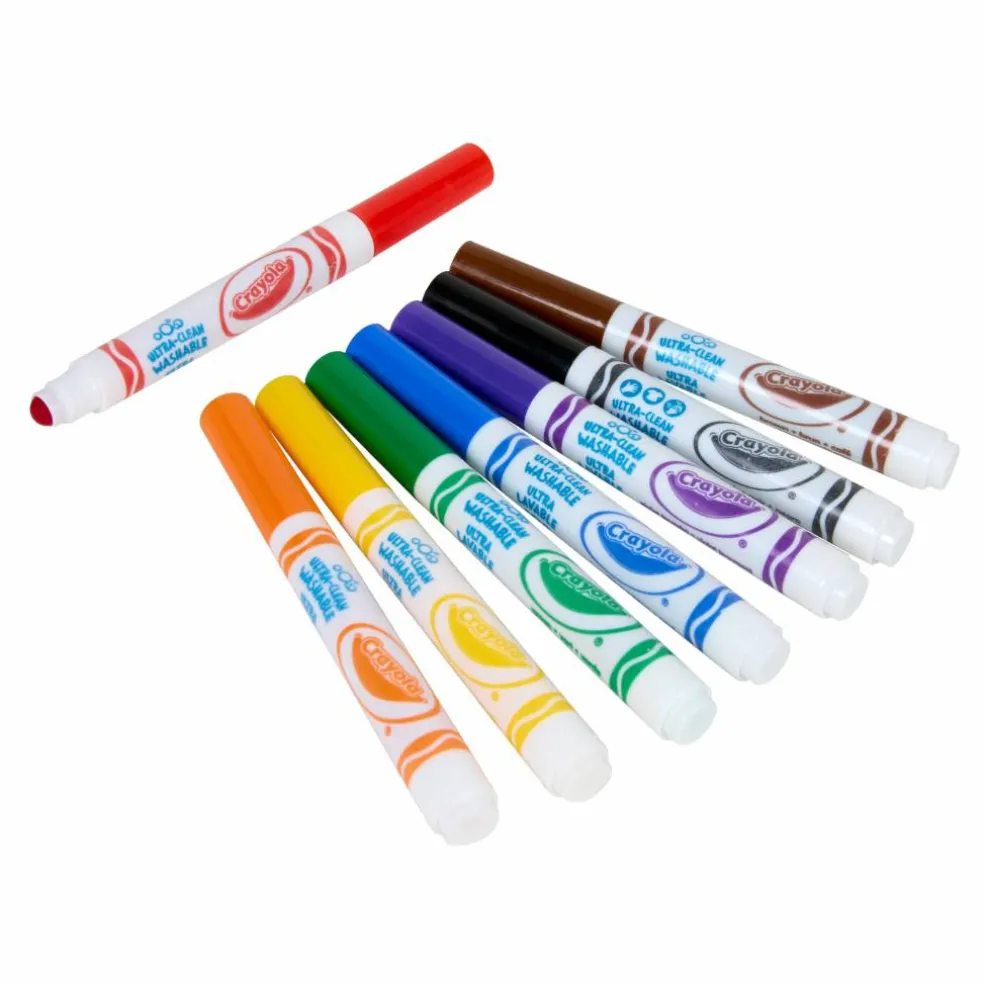 Crayola® 8 Color Washable Toddler Markers