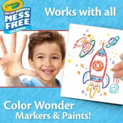 Crayola® Color Wonder® Blank Coloring Pages, 2 Packs of 50