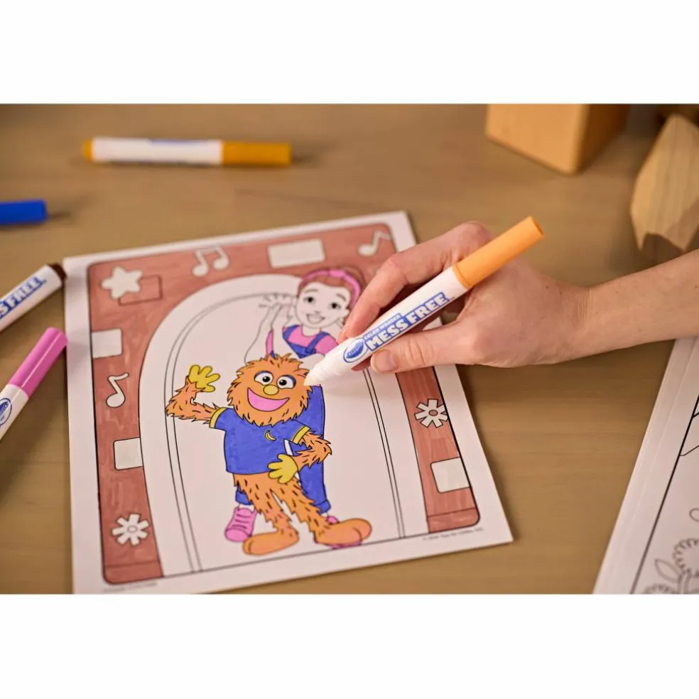 Crayola® Color Wonder Mess Free Ms. Rachel Coloring Pages & Markers