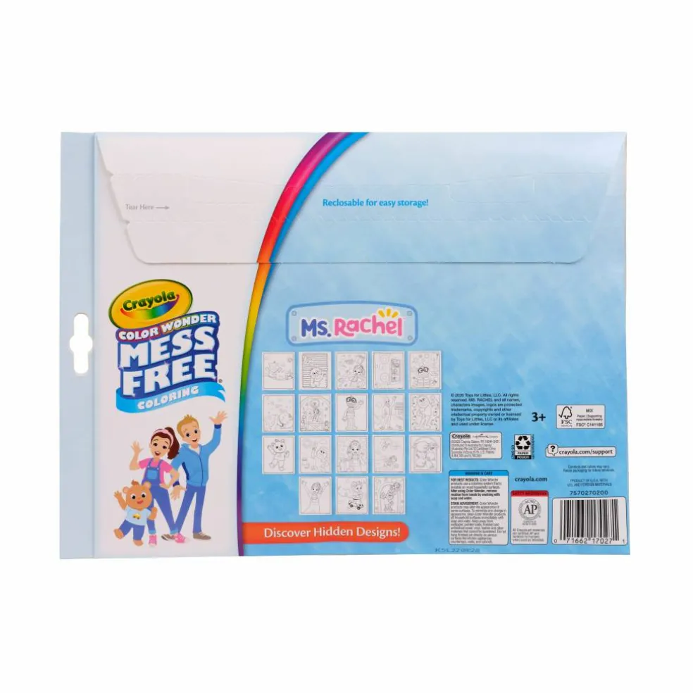 Crayola® Color Wonder Mess Free Ms. Rachel Coloring Pages & Markers