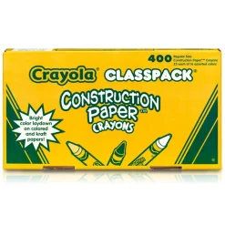 Crayola® Construction Paper™ Crayon Classpack®, Regular Size Crayons, 400ct.