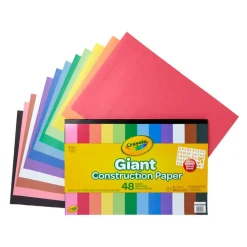 Crayola® Giant Construction Papers with Stencil