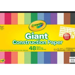Crayola® Giant Construction Papers with Stencil
