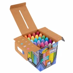 Crayola® Glitter 24 Color Washable Sidewalk Chalk