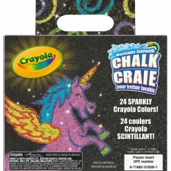 Crayola® Glitter 24 Color Washable Sidewalk Chalk