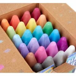 Crayola® Glitter 24 Color Washable Sidewalk Chalk