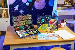 Crayola Inspiration Art Case Coloring Set - Rainbow (140ct), Art Kit For Kids, Toys for Girls & Boys, Holiday Gift For Kids [Amazon Exclusive]