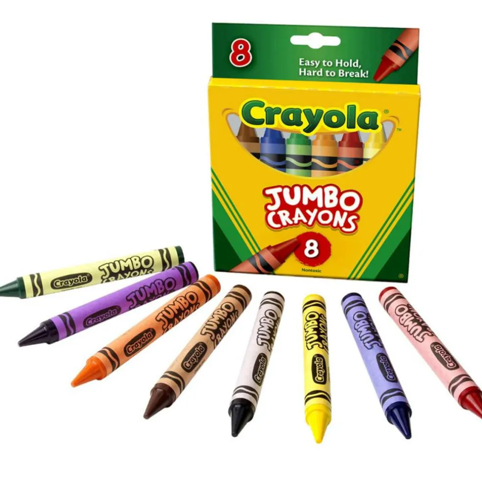 Crayola® Jumbo Easy Grasp Crayons, 8ct.