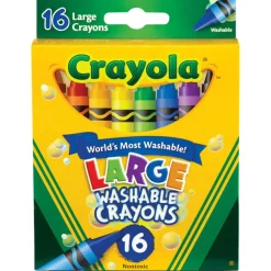Crayola® Large Washable™ 16 Color Crayon Set
