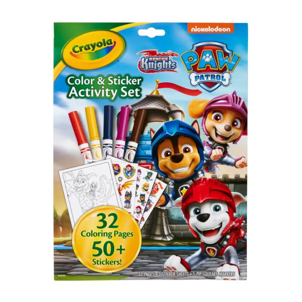 Crayola® Paw Patrol™ Rescue Knights™ Color & Sticker Activity Set