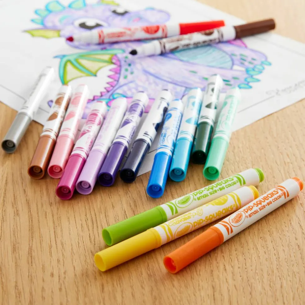 Crayola® Pip-Squeaks™ Skinnies™ Washable Markers, 16ct.