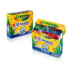 Crayola® Pip-Squeaks™ Skinnies™ Washable Markers, 64 Count