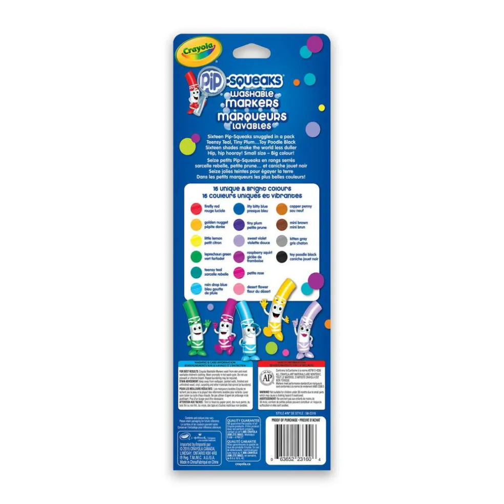 Crayola® Pip-Squeaks™ Washable Markers