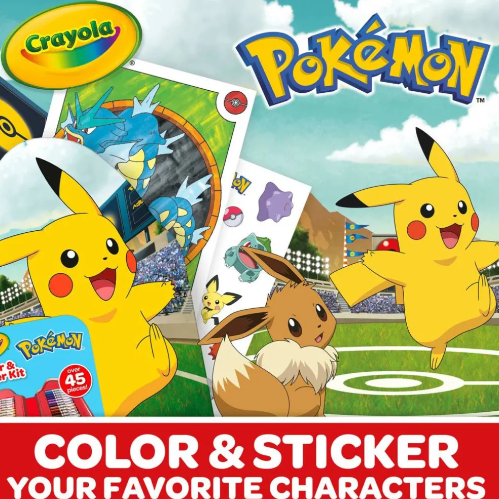 Crayola® Pokémon Color & Sticker Kit