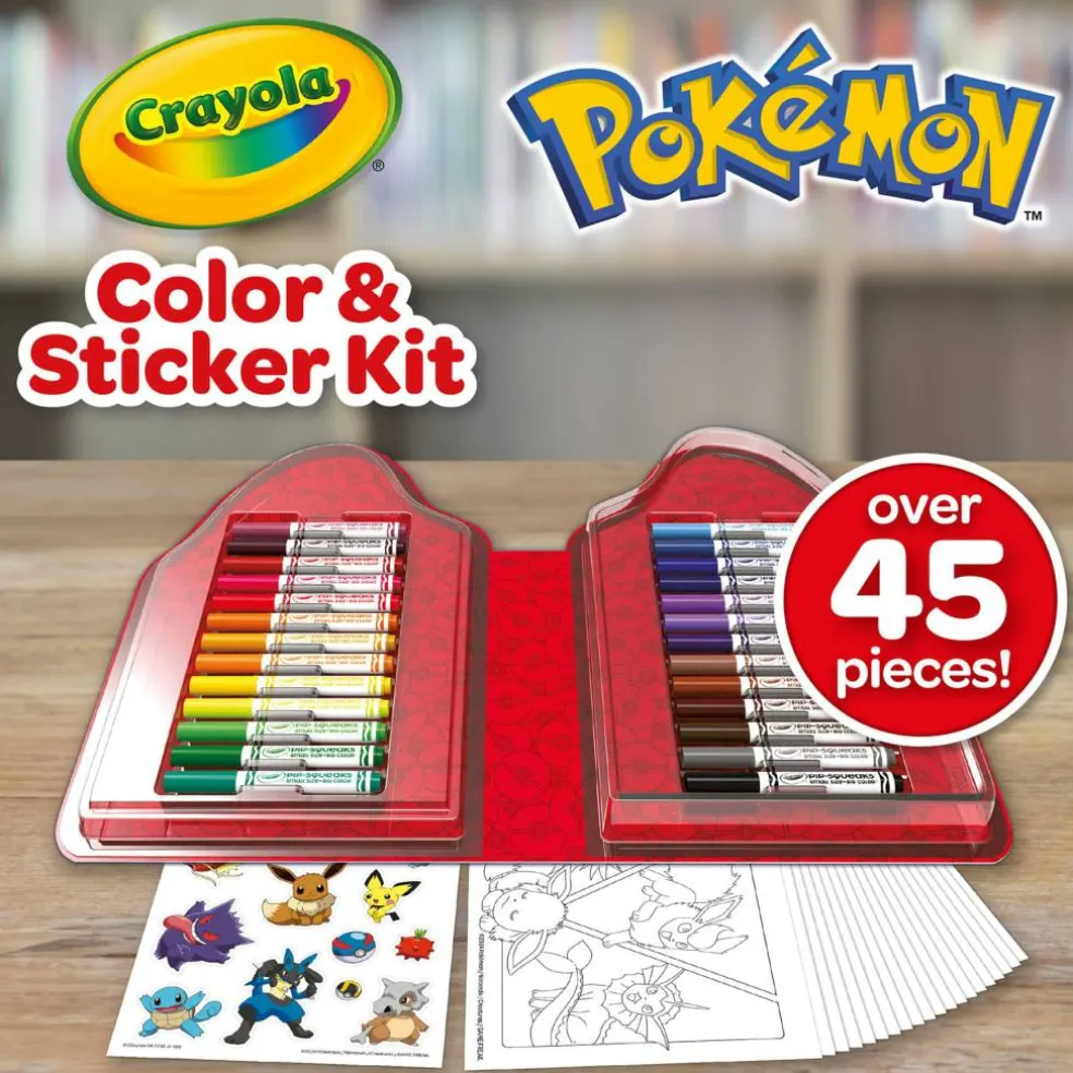 Crayola® Pokémon Color & Sticker Kit