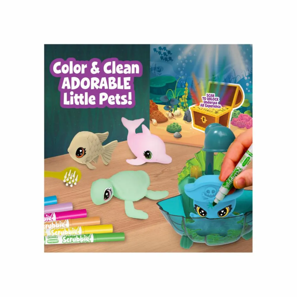 Crayola® Scribble Scrubbie Ocean Pets Glow Lagoon Playset