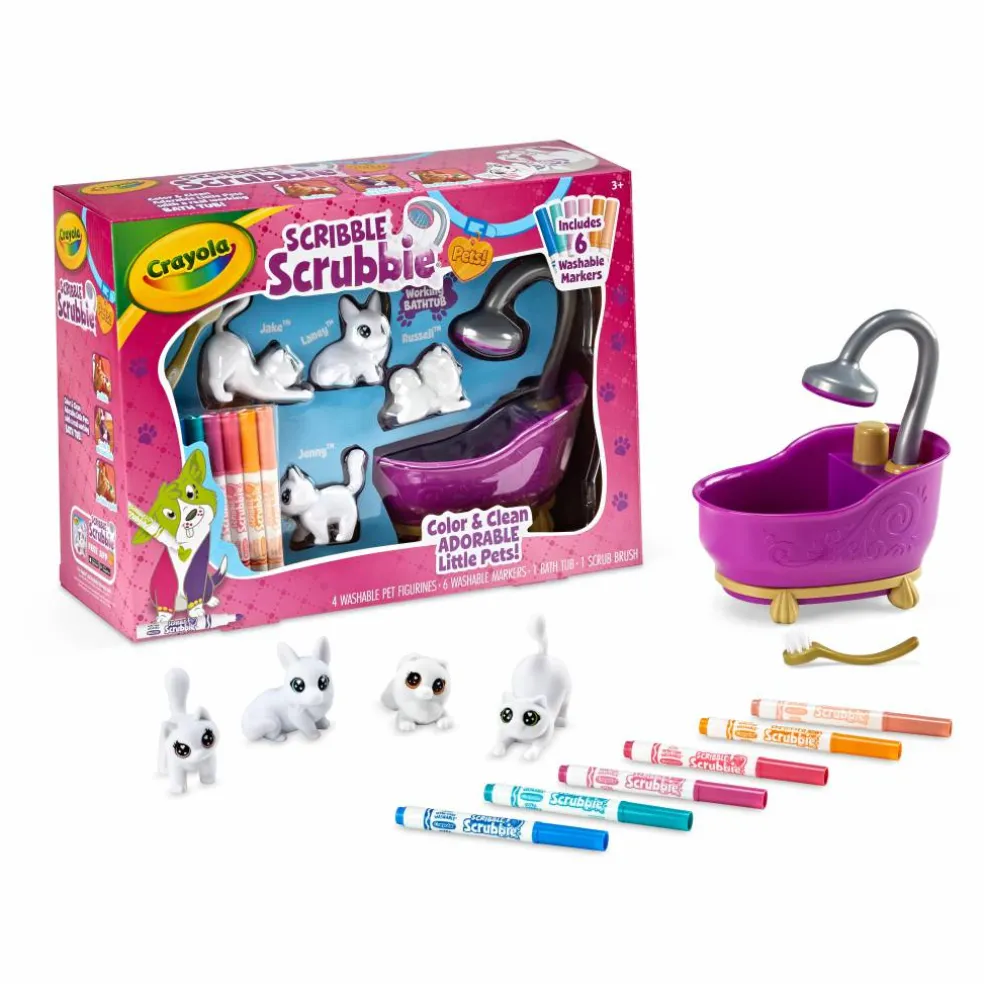 Crayola® Scribble Scrubbie Pets Purple Tub Playset