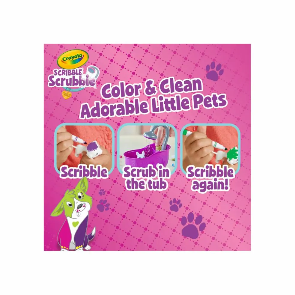 Crayola® Scribble Scrubbie Pets Purple Tub Playset