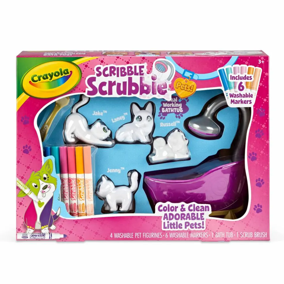 Crayola® Scribble Scrubbie Pets Purple Tub Playset