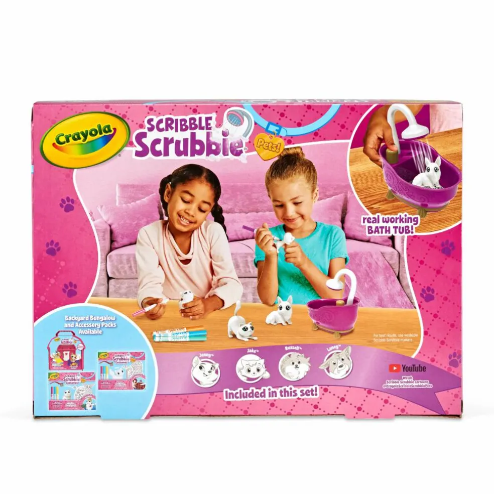 Crayola® Scribble Scrubbie Pets Purple Tub Playset