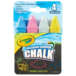 Crayola® Sidewalk Chalk, 12 Packs of 4