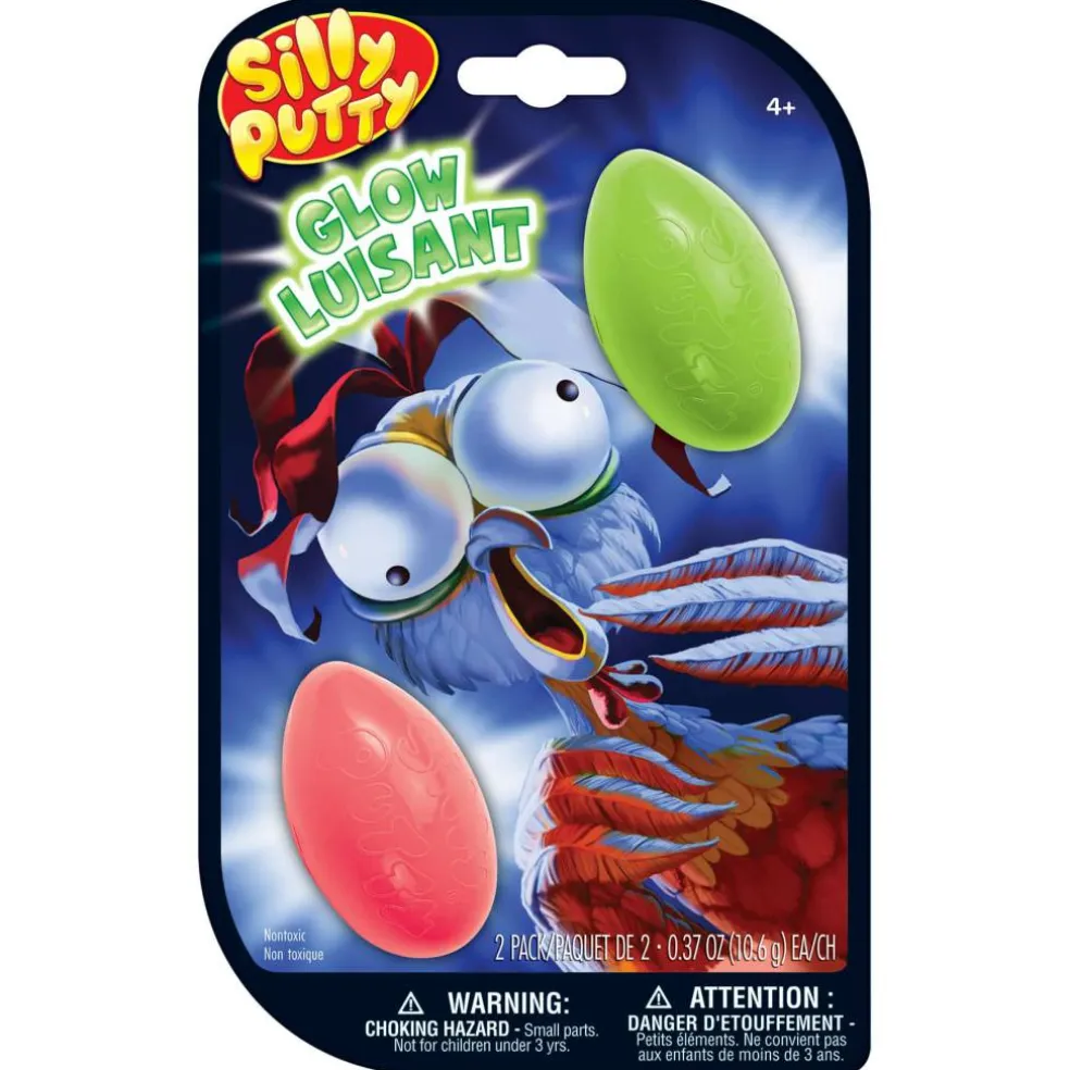 Crayola® Silly Putty® 3/8oz. Glow Egg Set