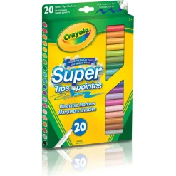 Crayola Super Tips Washable Markers, 20ct.