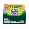 Crayola Ultra Clean Washable Classic Colors Broad Line Markers, 40ct.