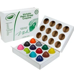 Crayola® Washable Palm-Grasp Crayons, 12ct.