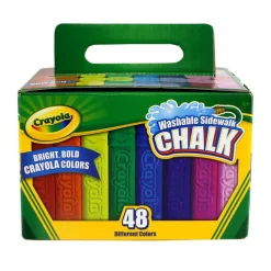 Crayola Washable Sidewalk Chalk, 48ct.