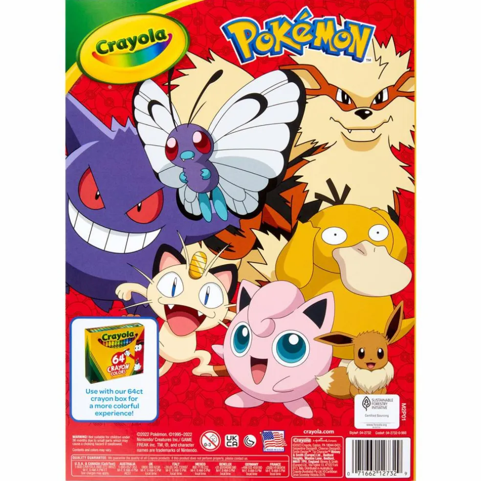 Crayola® 11" x 3" Pokémon™ Coloring Book Sets, 8ct.