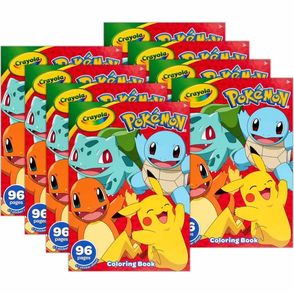 Crayola® 11" x 3" Pokémon™ Coloring Book Sets, 8ct.
