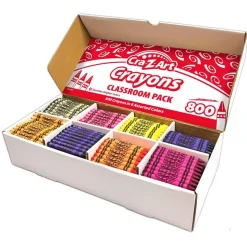 Crayon Class Pack, 8 Color, 400 Count Box