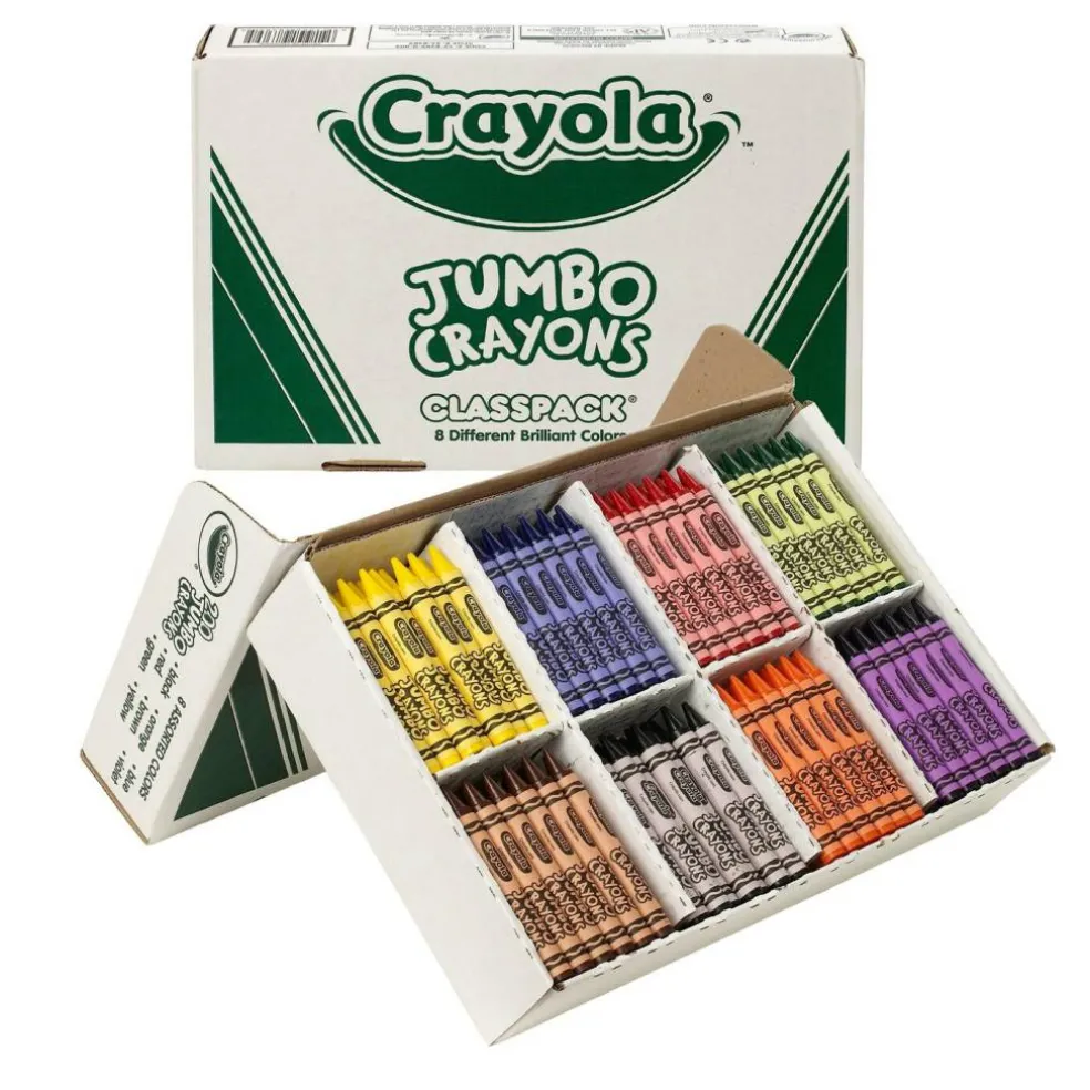 Crayon Classpack®, Jumbo Size, 8 Colors, 200 Count