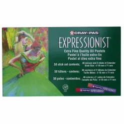 Cray-PasĀ® Expressionist 50 Color Oil Pastel Set