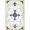 Cream & Brown French Wood & Metal Wall Décor