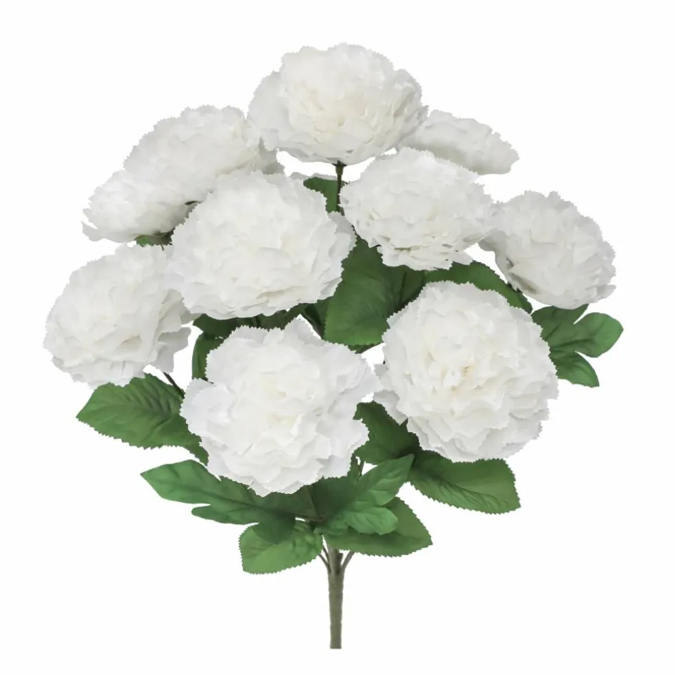 18" Cream Carnation Bush by Ashland®