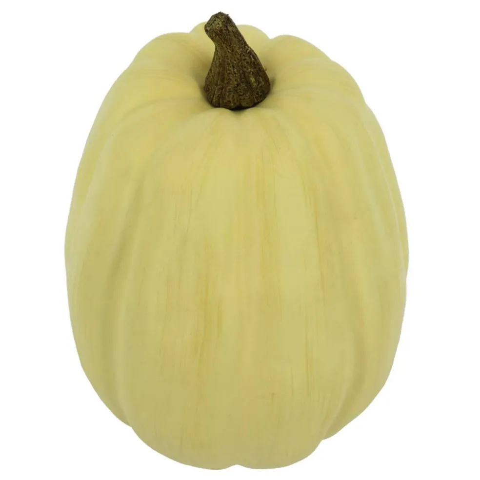 14" Cream Decorative Pumpkin by Ashland®