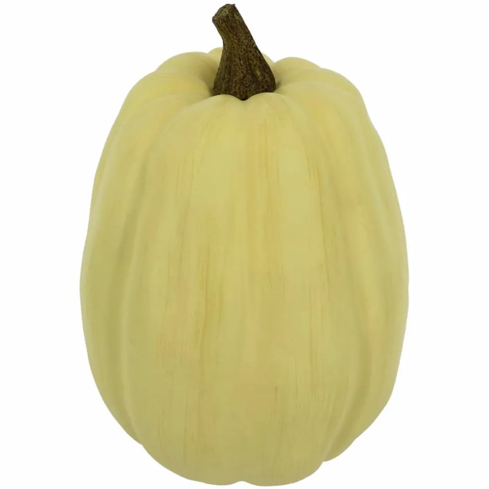 14" Cream Decorative Pumpkin by Ashland®