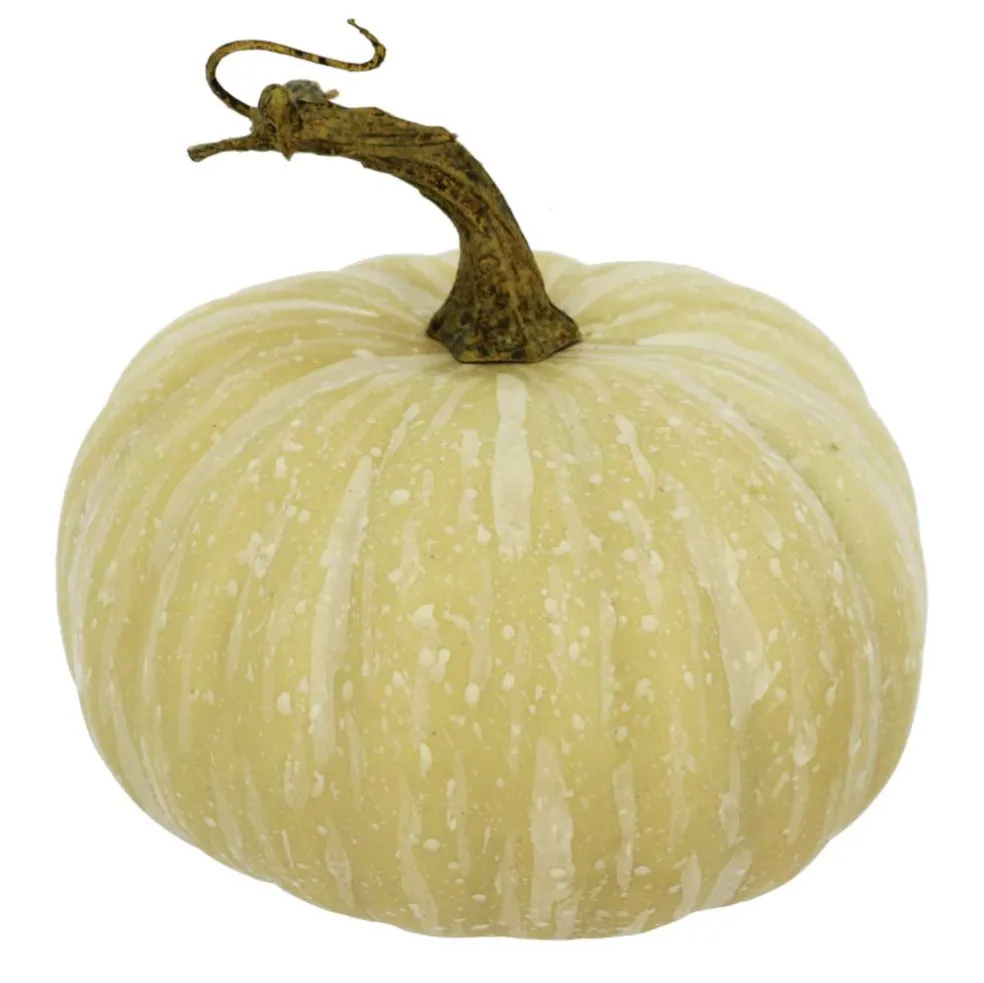 5.8" Cream Decorative Pumpkin by Ashland®