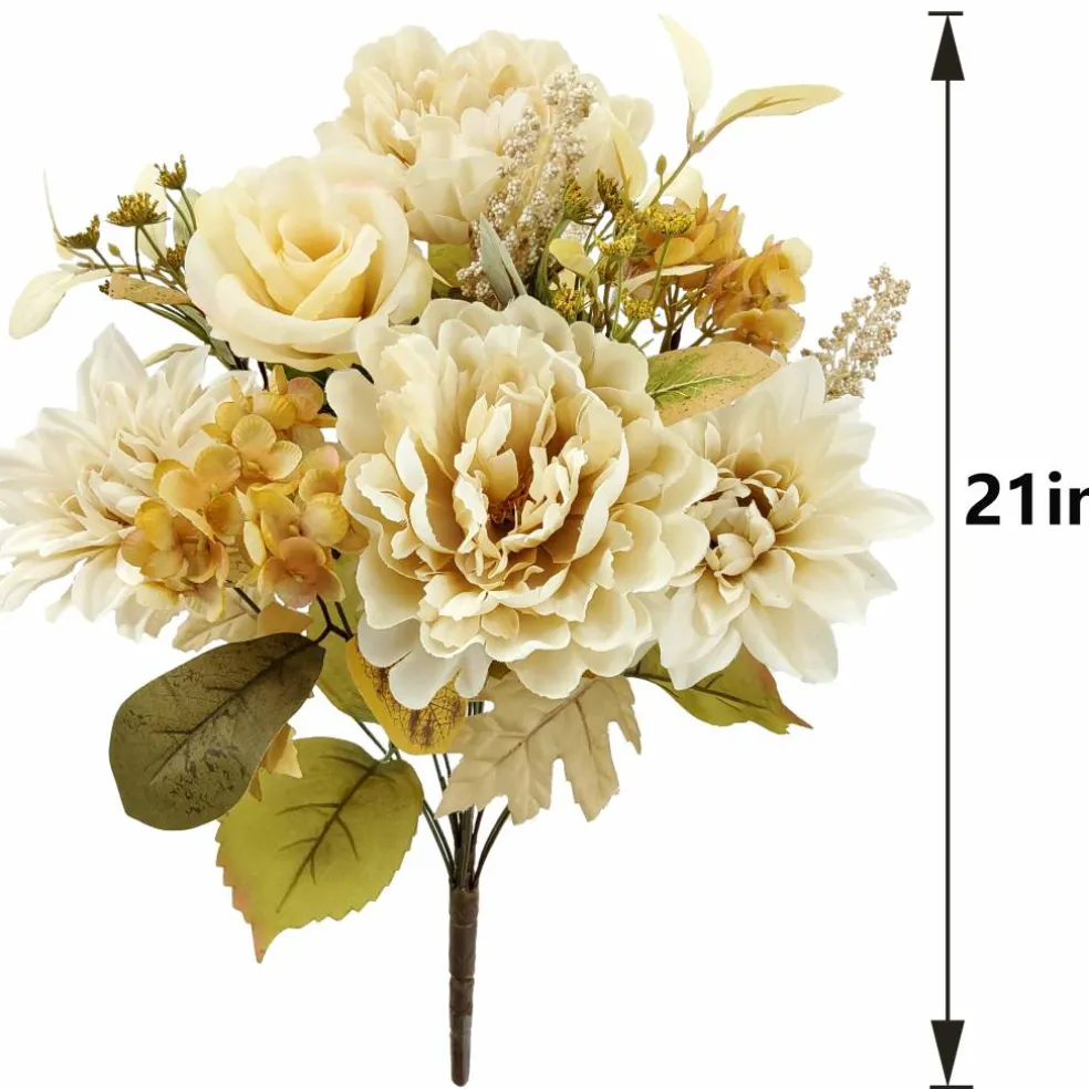21.5" Cream Hydrangea Mix Bush by Ashland®