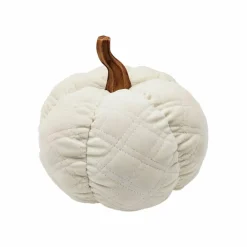 8" Cream Quilt Pumpkin Tabletop Décor by Ashland®