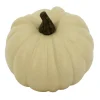 10" Cream Stackable Decorative Pumpkin by Ashland®