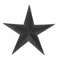 Cream Stars Rustic Metal Wall Decor Set