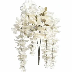 17" Cream Wisteria Water Resistant Bush by Ashland®